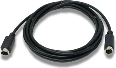 Produktbild von SYSTEM-S S-Video Kabel 180 cm Din 4 Pin Stecker zu Stecker in Schwarz