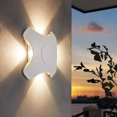 Immagine prodotto di Lampada a LED da parete per esterni Cartaxo 4 luci bianco