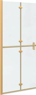 Immagine prodotto di Pannello doccia angolare dorato vidaXL, 90 x 6,5 x 190 cm