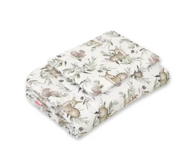 Immagine prodotto di Set di lenzuola per neonati con imbottitura, 2 pezzi, 75x100cm NEWBORN - oliva di bosco