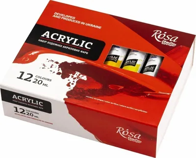 Zdjęcie produktu dla Rosa Studio Zestaw farb akrylowych 12x20ml
