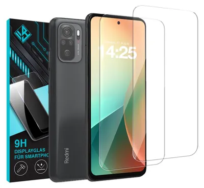 Produktbild von 2x 9H Schutzglas Displayschutzfolie für Xiaomi Redmi Note 10 Displayglas Displayschutz Glas Panzerfolie Schutzglasfolie
