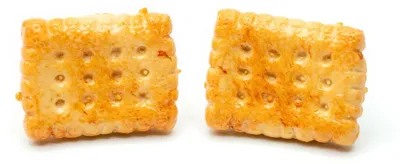 Produktbild von Keks Butterkeks Ohrstecker Miniblings Stecker Ohrringe Weihnachten Cookie 14mm
