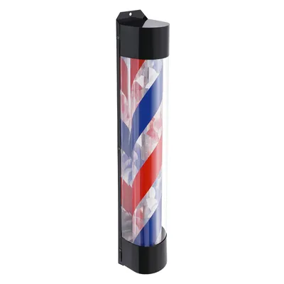 Produktbild von LED Barbierstab Leuchtkugel Barber Pole Friseur Licht Schild 90x13cm 220V Rot Weiß Blaue Streifen Lampe Salon Pole Light Friseursalon Licht Salonlight