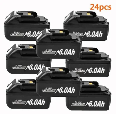 Produktbild von Akku Elektrowerkzeug - BL1830 Li-Ion Ersatzakku - 18V 6,0Ah 6000mAh - kompatibel mit BL1850 BL1860 - Akku für kabellose Werkzeuge - 24ge BL1830