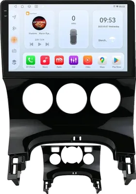 Obrázek produktu pro Carplay, Multimediální systém, 9palcový dotykový displej, Čipset Snapdragon 6115, Kompatibilní s PEUGEOT 3008 2013-2018, QS4-4G 8Core-4G 32G