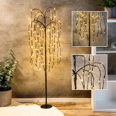 Produktbild von LED Weidenbaum 120 cm Lichterbaum mit 108 LEDs warmweiß Leuchtbaum
