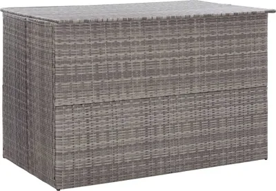 Produktbild von Garden-Auflagenbox Grau 150x100x100 cm Poly Rattan