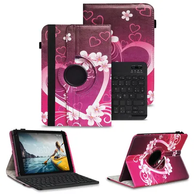 Produktbild von Schutzhülle Tastatur für Tabwee T80 Tablet Tasche Bluetooth Hülle QWERTZ Case