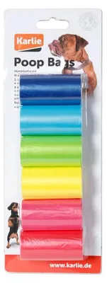 Produktbild von Karlie Kotbeutel Regenbogen - Hundekotbeutel - Plastik (recyclebar) - Mehrfarbig- 6x20 Stück