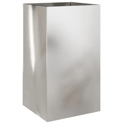 Zdjęcie produktu dla vidaXL Srebrna donica 42x38x75 cm ze stali nierdzewnej
