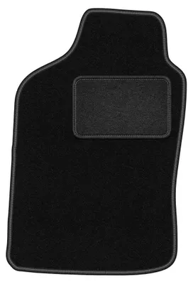 Produktbild von Fahrermatte Velours für Nissan Micra K10 1983-1991 (Schrägheck) – 1-tlg, Schwarz, passgenau – Wielganizator LUX