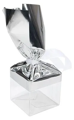 Produktbild von Folientopper Metallic Silber 12,7x22,9 cm (25 Stück) [MT1S]
