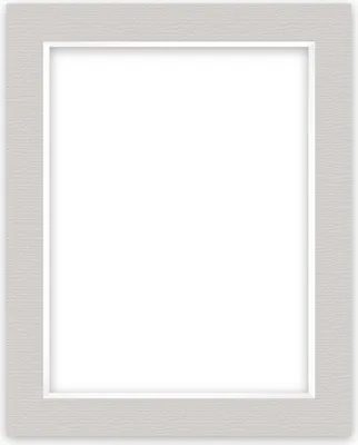 Produktbild von nielsen Conservation Passepartout 2,2 mm, Außenformat 40x50 cm für Bilder 30x40 cm, Kieselgrau mit Struktur