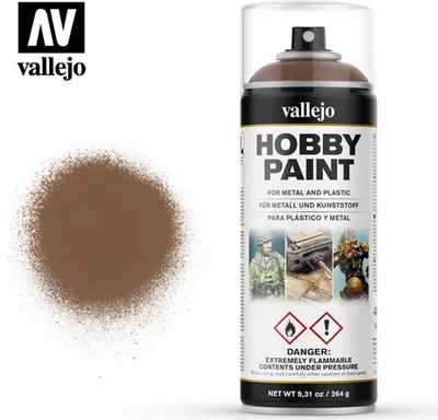 Produktbild von Vallejo 28.019, Braun, Sprühfarbe, Flüssigkeit, 400 ml, 1 Stück(e)