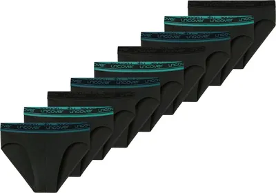 Produktbild von uncover by Schiesser 9er Pack Baumwolle Rio Slip / Unterhose Sportiver Schnitt, Perfekte Passform, Mit auffälligem Schriftzug