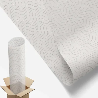 Zdjęcie produktu dla Folia zapewniająca prywatność - 116x200 cm - kolorowe szkło / witraż - nieprzezroczysta i dekoracyjna - samoprzylepna dekoracyjna folia szklana - ochrona przed promieniowaniem UV, łatwa w montażu - faliste linie