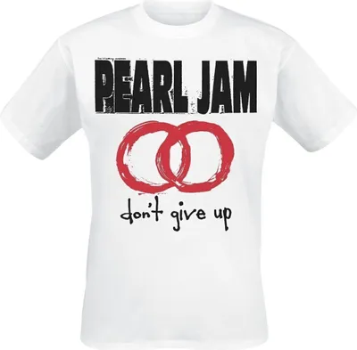 Zdjęcie produktu dla Pearl Jam Don't Give Up White XL Koszulka