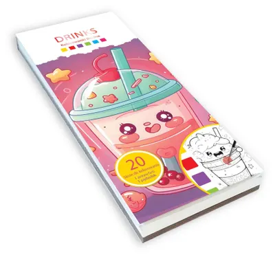 Obrázek produktu pro Vodní omalovánky Nápoje – AVANTI