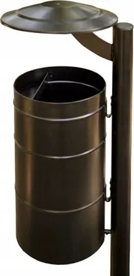 Obrázek produktu pro Venkovní odpadkový koš s popelníkem Odpadkový koš 30 l