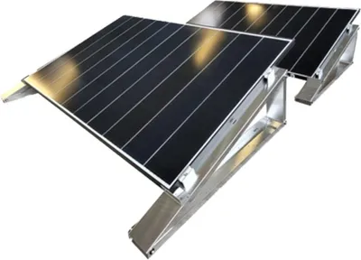 Produktbild von Flachdach-Aufständerung - "Flat-Flex"-Set - für 2 x PV-Module (hintereinander)