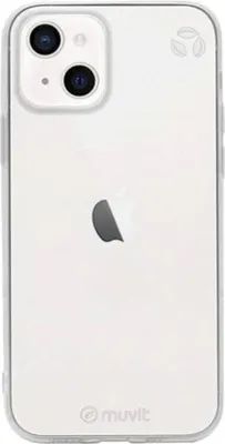 Zdjęcie produktu dla Muvit, etui ochronne na iPhone 13 RECYCLETEK SOUPLE, przezroczyste