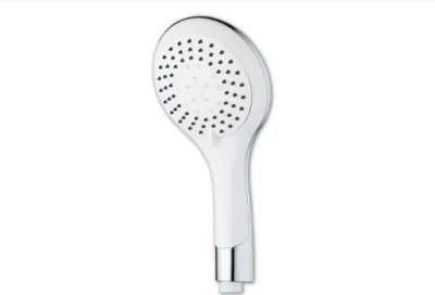 Produktbild von Handbrause Duschkopf chrom/weiß 5 Strahlarten