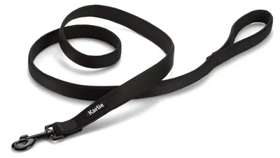 Produktbild von Karlie Art Sportiv Premium - Hundeleinen - Nylon - Schwarz - 180x2,5 cm