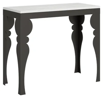 Immagine prodotto di Consolle Allungabile 90-196x40x77 cm in Nobilitato Bianco