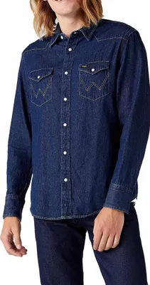Productafbeelding van WRANGLER Heren T-shirt, Icons model, blauw (artikelnummer 1 Year 924), maat L