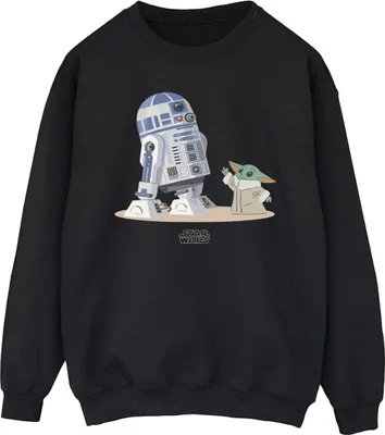 Produktbild von Star Wars - "The Mandalorian" Sweatshirt für Herren BI46648 (L) (Schwarz)