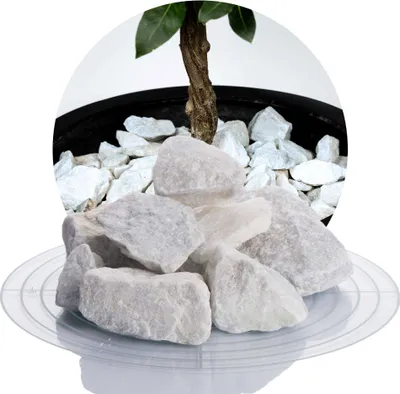 Produktbild von Schicker Mineral-Marmor Ziersplitt weiß 25 kg-32-56mm