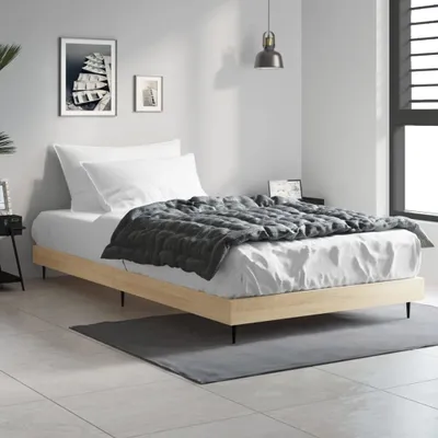 Produktbild von Bettgestell Sonoma-Eiche 90x190 cm Holzwerkstoff , Klassische Betten Design 2024