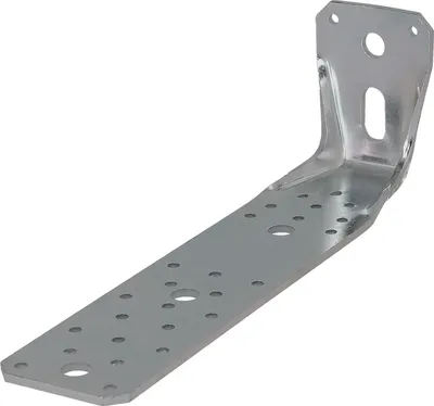 Image de Support en bois avec équerre renforcée 65x88x285 mm. Raccord angulaire, équerre de fixation, support de sabot en bois, pergola en bois