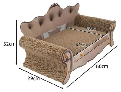 Productafbeelding van Purlov 24285 Krabpaal voor katten, bank 60 cm