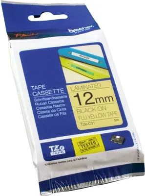 Produktbild von Brother TZE-C31, TZ, Schwarz, China, 5 Jahr(e), 1,2 cm, 5 m