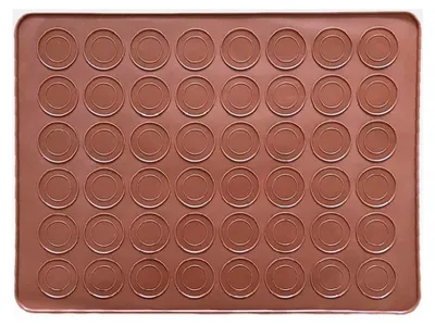 Produktbild von Silikonmatte für Macarons mit 48 Mulden