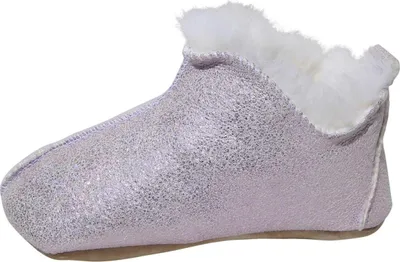 Produktbild von Lammfell Kinder Hausschuhe Bali Glitzer Rosa - Farbe: Rosa | Schuhgröße: EUR 23/24