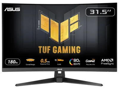 Produktbild von ASUS TUF Gaming VG32WQ3B, 80 cm (31.5"), 2560 x 1440 Pixel, Quad HD, LED, 1 ms, Schwarz