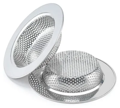 Spülsieb 2er-Set, Edelstahl, feinmaschig, Ø 11,4 cm