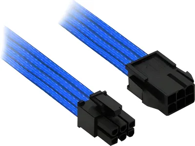 Zdjęcie produktu dla Nanoxia NX6PV3EB, 0,3 m, PCI-E (6-pin), PCI-E (6-pin), Prosty, Prosty, Niebieski