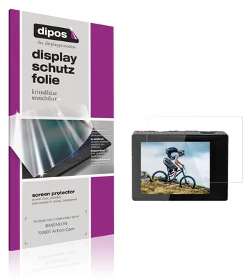 Produktbild von 4x Schutzfolie für BAKENLON SXXJ01 Action Cam klar Displayschutzfolie Folie Display Schutz dipos