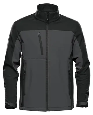 Obrázek produktu pro Stormtech – pánská softshellová bunda „Cascades“ LT5826 (M) (šedá/černá)