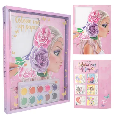 Produktbild von DEPESCHE VERTR. Colour me up Paper TOPModel, mit Pinsel & Farbpalette