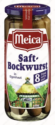 Produktbild von Meica Saft-Bockwurst 8ST extra zart 540g