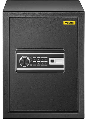 Image de Coffre-fort électronique numérique - Capacité de 60 litres - Acier de 1,2 mm - Noir