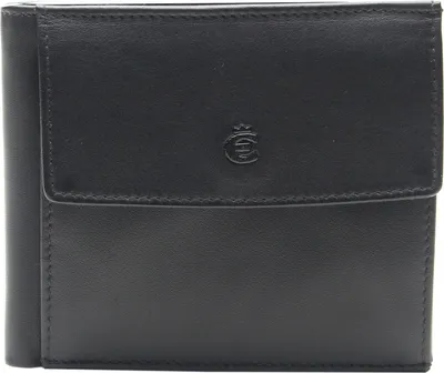 Image de Esquire porte-monnaie Logo Pocket Wallet Black noir
