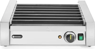 Immagine prodotto di Griglia a rulli HENDI - una zona, 7 rulli, 230V/740W, 525x365x(H)176mm