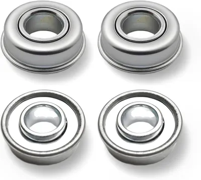 Imagen del producto de Juego de 4 rodamientos para ruedas, con dimensiones de 12,7 x 28,6 x 11 mm, repuestos para cortacéspedes y otros equipos de jardinería