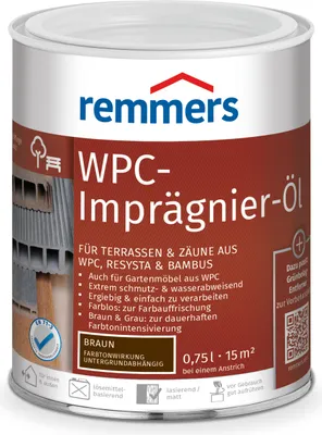 Produktbild von Remmers WPC-Imprägnier-Öl braun 0,75 l, Holzpflege